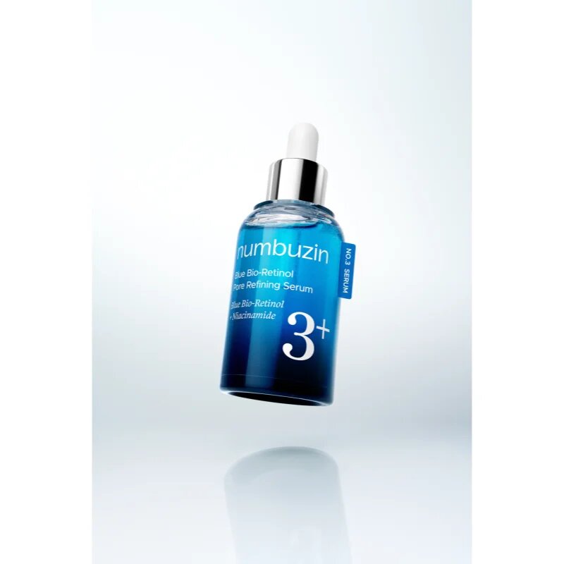 Numbuzin No. 3 Blue Bio-Retinol Pore Refining Serum стягащ серум за лице за изглаждане на кожата и минимизиране на порите 30 мл.