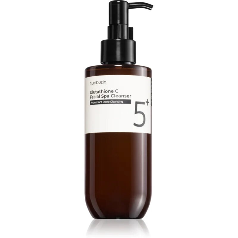 Numbuzin No. 5 Glutathione C Facial Spa Cleanser почистващо и премахващо грима масло за озаряване на лицето 200 мл.