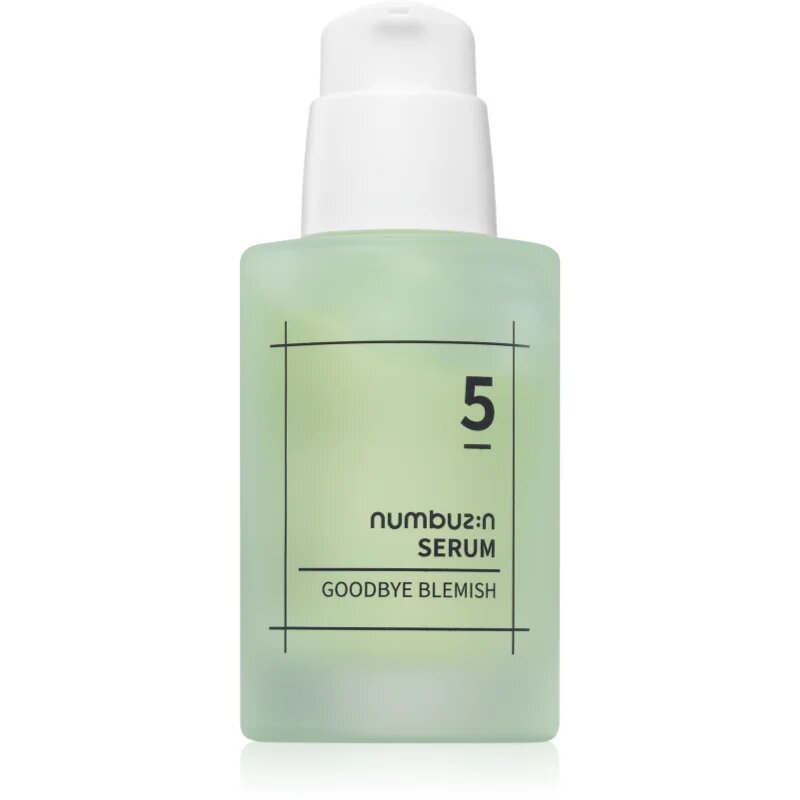 Numbuzin No. 5 Goodbye Blemish Serum интензивен ревитализиращ серум против несъвършенства на кожата 50 мл.
