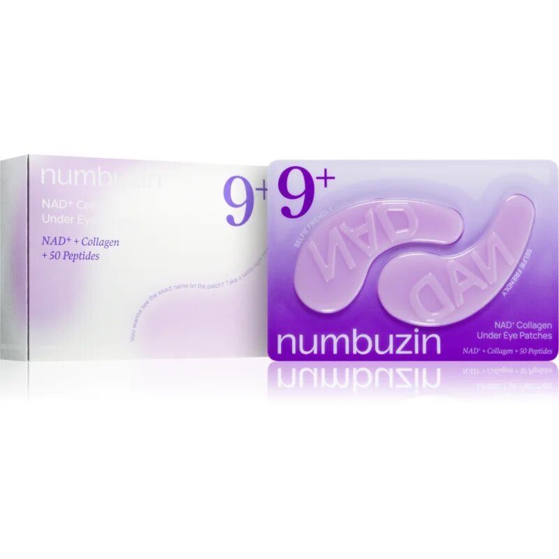 Numbuzin No. 9 NAD+ Collagen Under Eye Patches хидрогел стелки против бръчки и тъмни кръгове 5 бр.
