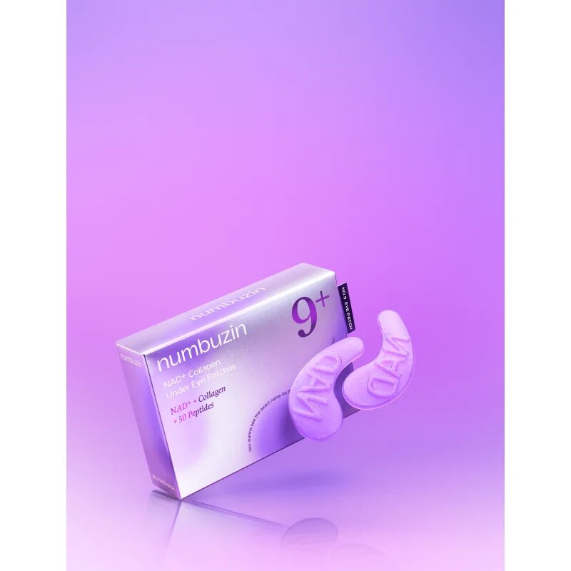 Numbuzin No. 9 NAD+ Collagen Under Eye Patches хидрогел стелки против бръчки и тъмни кръгове 5 бр.