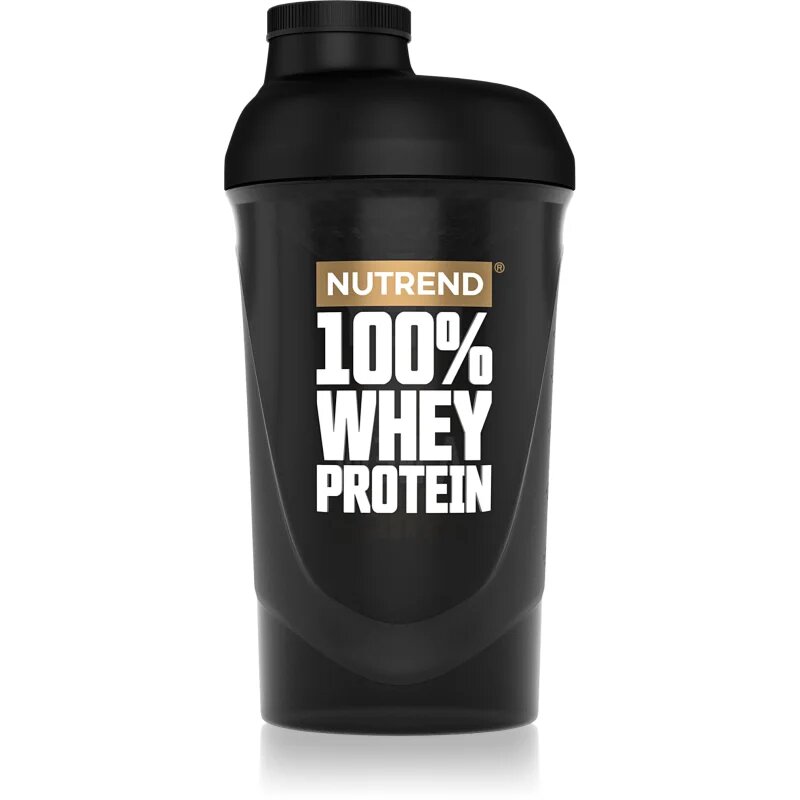 Nutrend Shaker 600 ml спортен шейкър боя Black 1 бр.