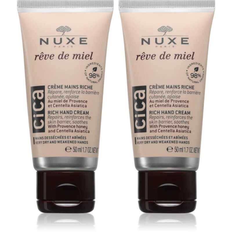 Nuxe Rêve de Miel Cica Rich Hand Cream крем за ръце за суха и чувствителна кожа