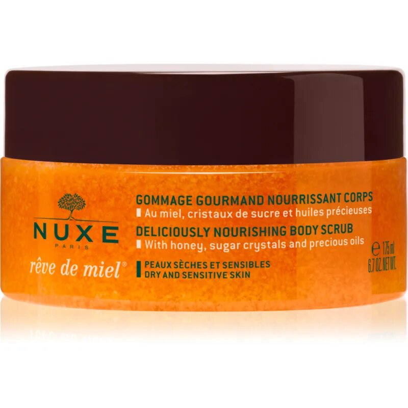 Nuxe Rêve de Miel Deliciously Nourishing Body Scrub подхранващ скраб за тяло 175 мл.
