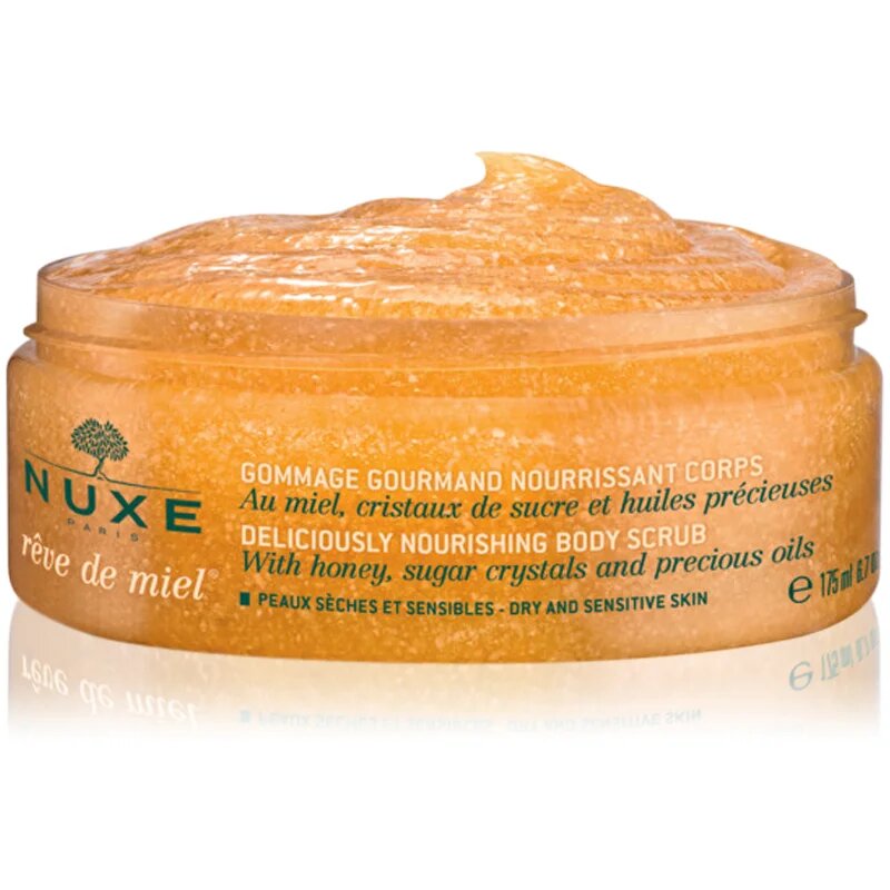 Nuxe Rêve de Miel Deliciously Nourishing Body Scrub подхранващ скраб за тяло 175 мл.