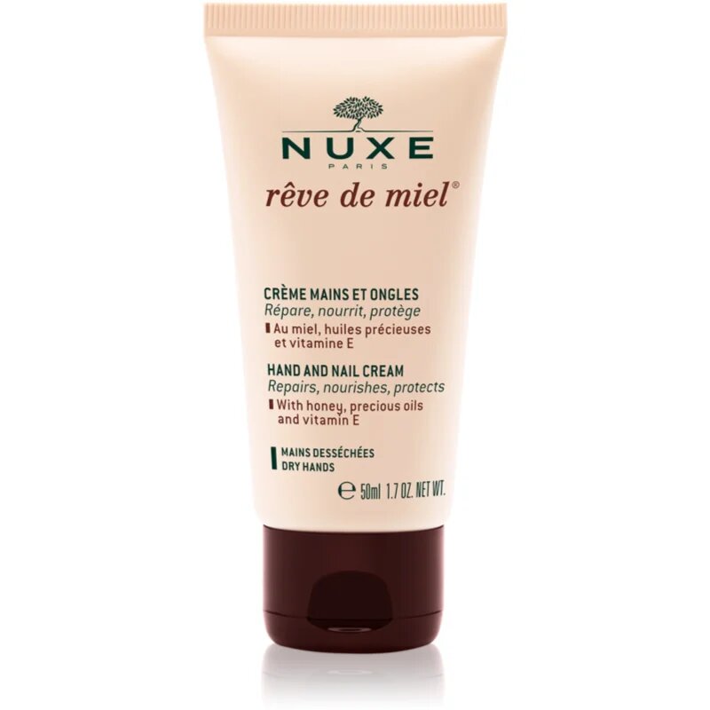 Nuxe Rêve de Miel Hand and Nail Cream крем за ръце и нокти за суха кожа 50 мл.