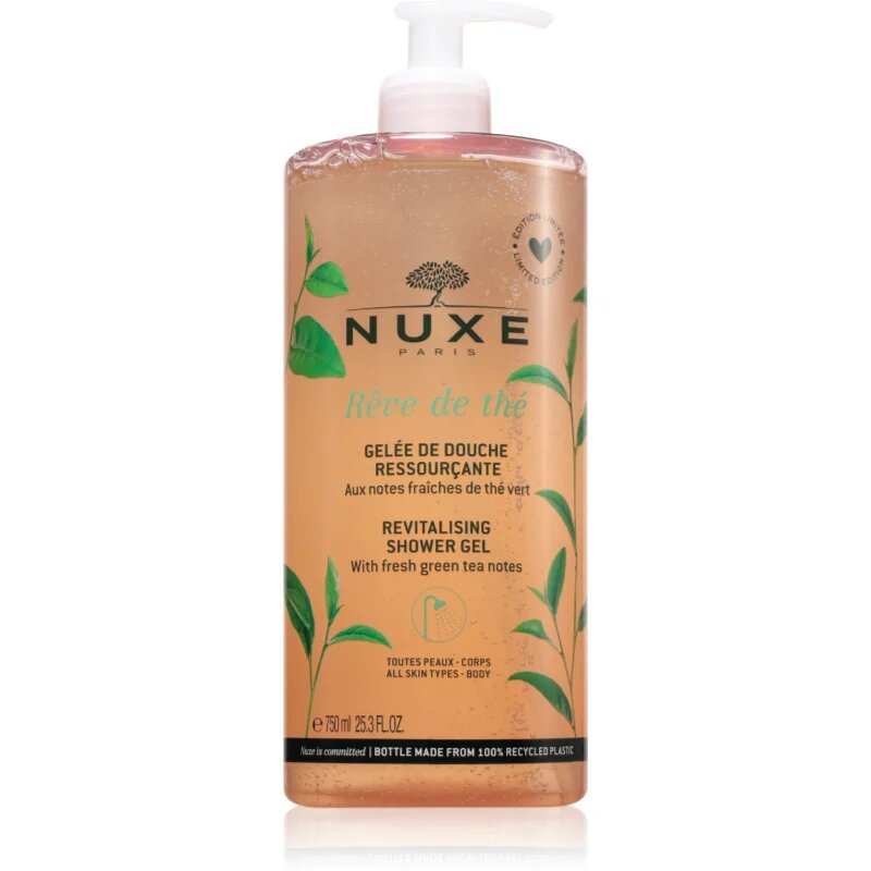 Nuxe Rêve de Thé Revitalising Shower Gel ревитализиращ душ гел 750 мл.