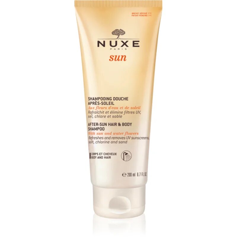 Nuxe Sun After-Sun Hair And Body Shampoo душ гел за след слънце за тяло и коса 200 мл.