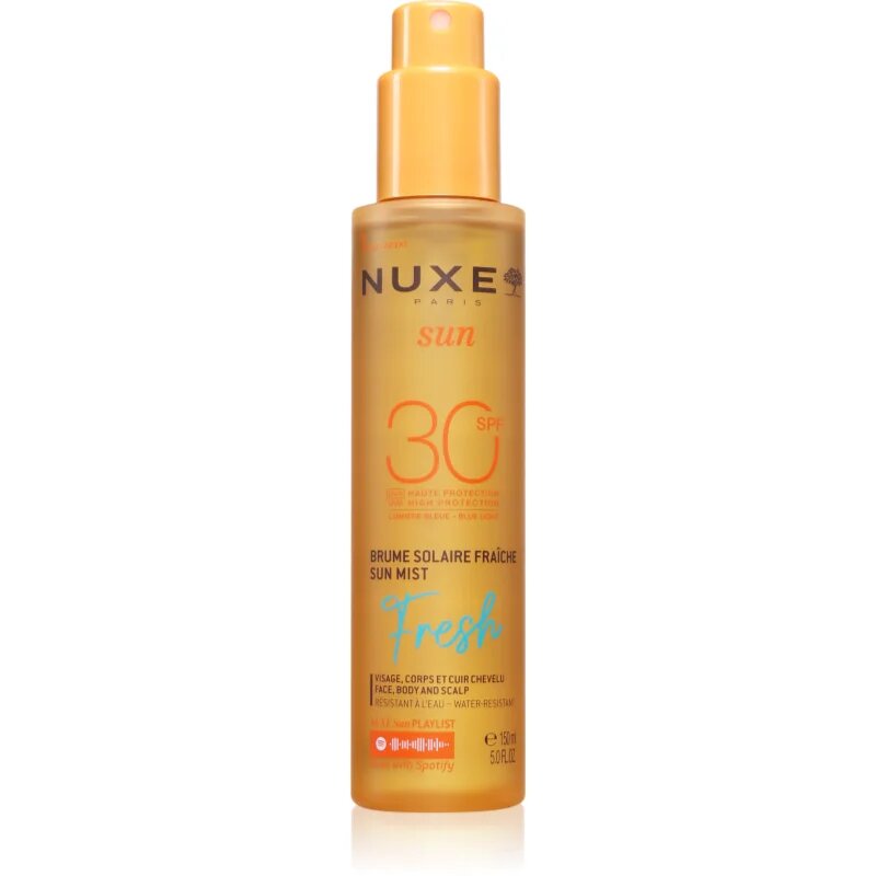 Nuxe Sun Sun Mist Fresh SPF 30 слънцезащитен спрей SPF 30 150 мл.