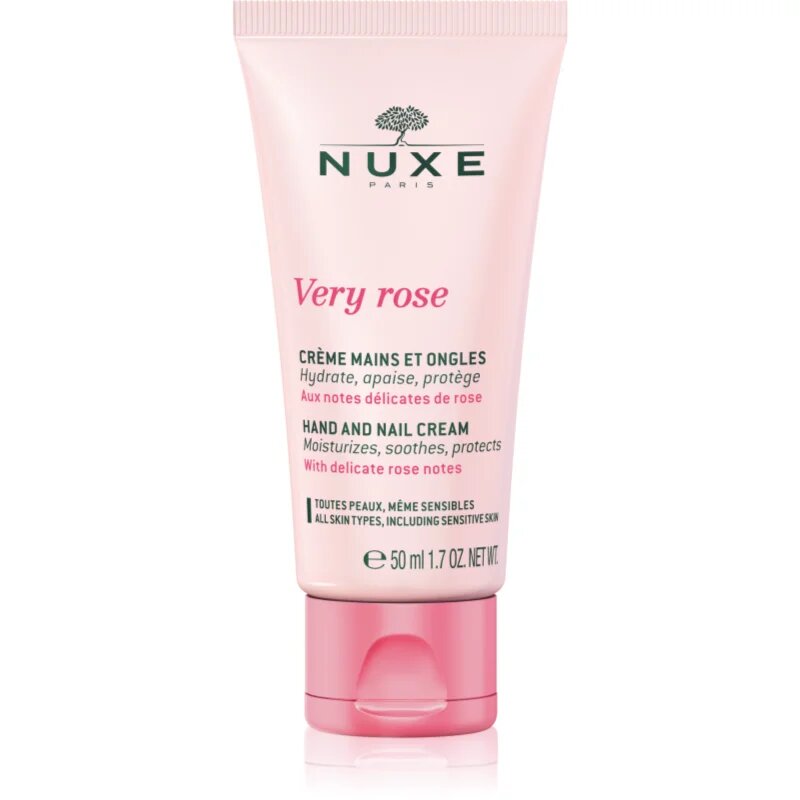 Nuxe Very Rose Hand And Nail Cream крем за ръце и нокти с розова вода 50 мл.
