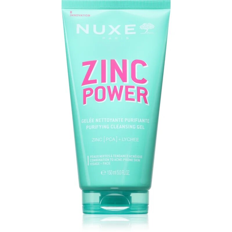 Nuxe Zinc Power Purifying Cleansing Gel почистващ гел против несъвършенства на кожата 150 мл.