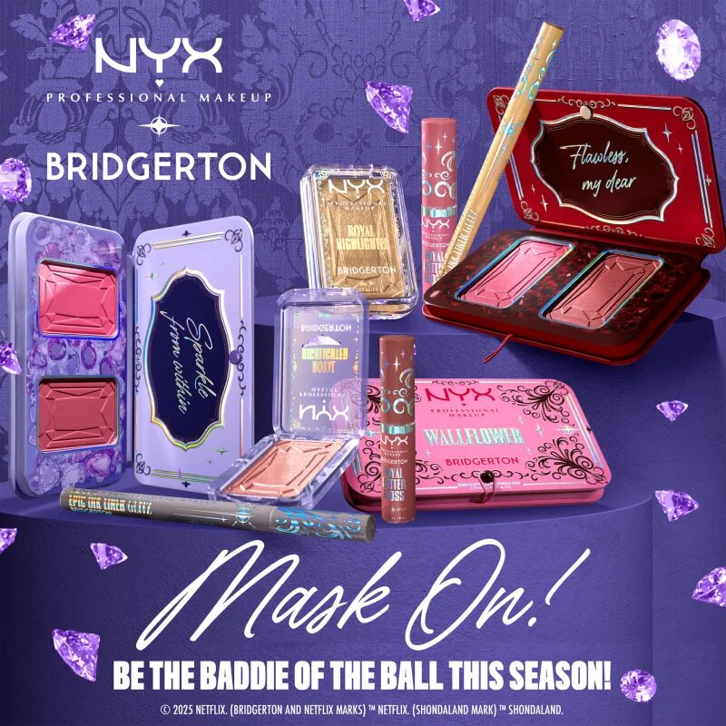 NYX Professional Makeup Bridgerton Royal Butter Gloss блясък за устни цвят 02 Praline 8 мл.