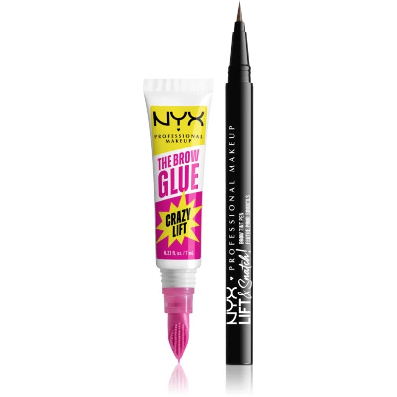 NYX Professional Makeup Brow Duo подаръчен комплект за вежди цвят 01 2 бр.