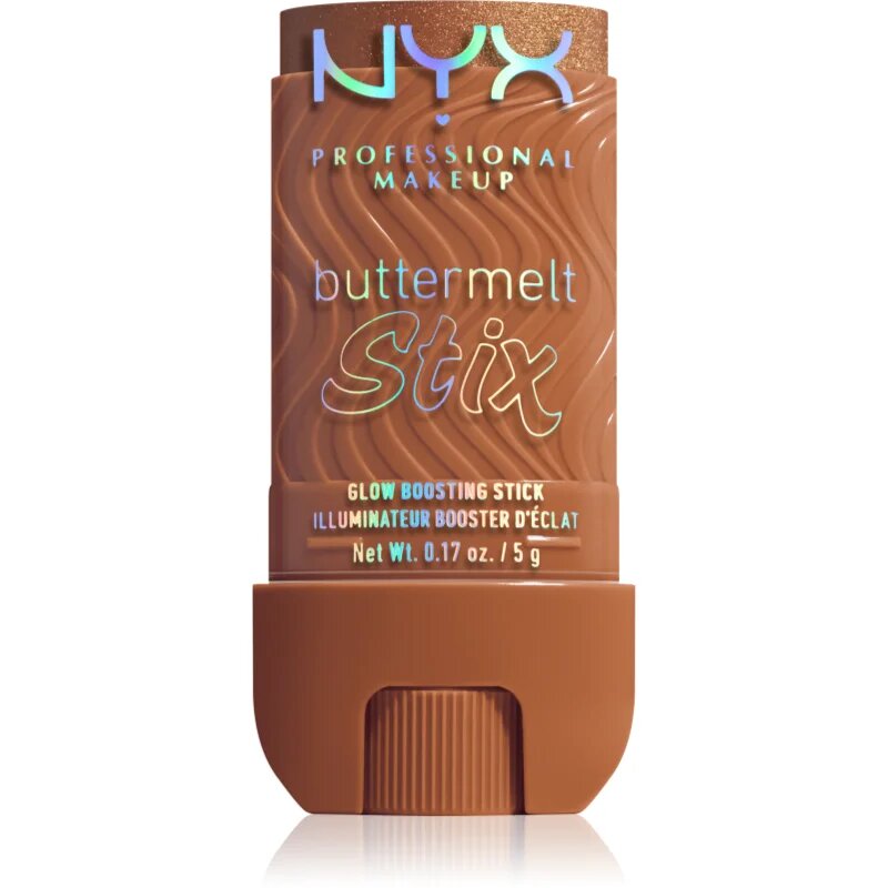 NYX Professional Makeup Buttermelt Glow Stix озаряващ стик цвят 11 Melt You Later 5 гр.