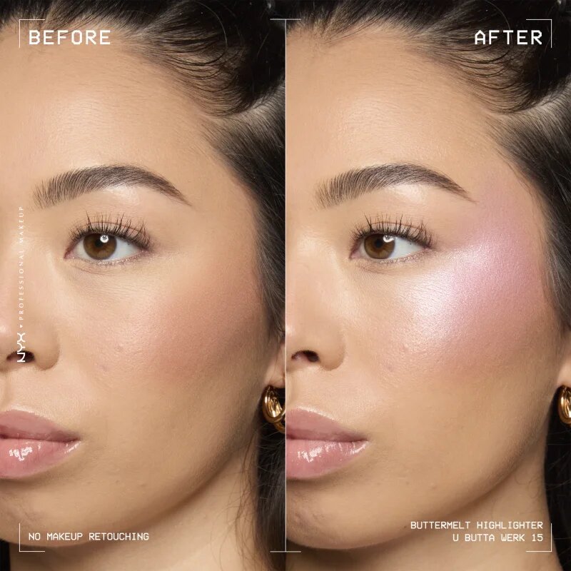 NYX Professional Makeup Buttermelt Highlighter озарител цвят u butta werk 15 5 гр.