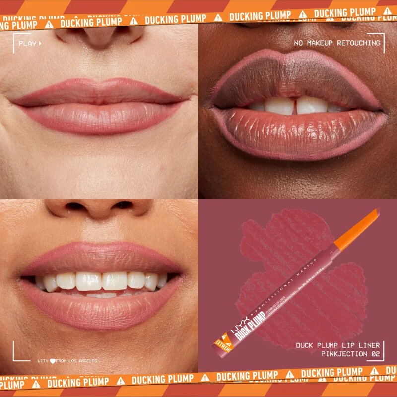 NYX Professional Makeup Duck Plump Liner молив за устни с увеличаващ ефект цвят Pinkjection 0.33 гр.