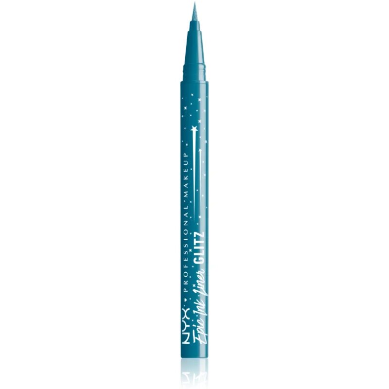 NYX Professional Makeup Epic Ink Glitz металически молив за очи цвят Tapered Twinkle 1 мл.