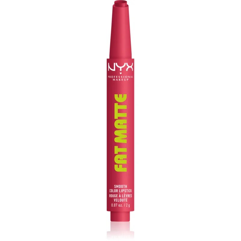 NYX Professional Makeup Fat Matte балсам за устни с матиращ ефект Pink Puff 2 гр.