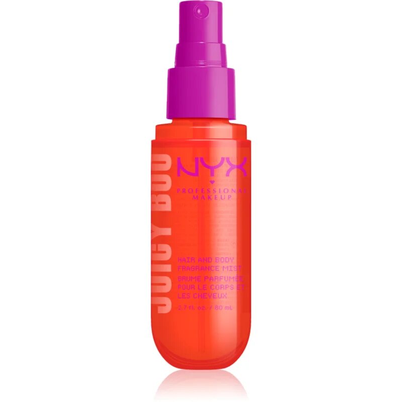 NYX Professional Makeup Fat Oil Body парфюмна мъгла за коса и тяло с аромат Juicy Boo 80 мл.