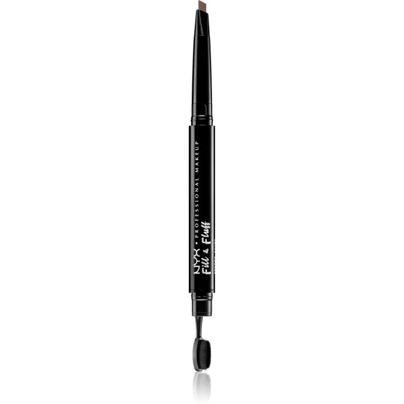 NYX Professional Makeup Fill & Fluff помада за вежди с молив цвят 02 - Taupe 02 гр.