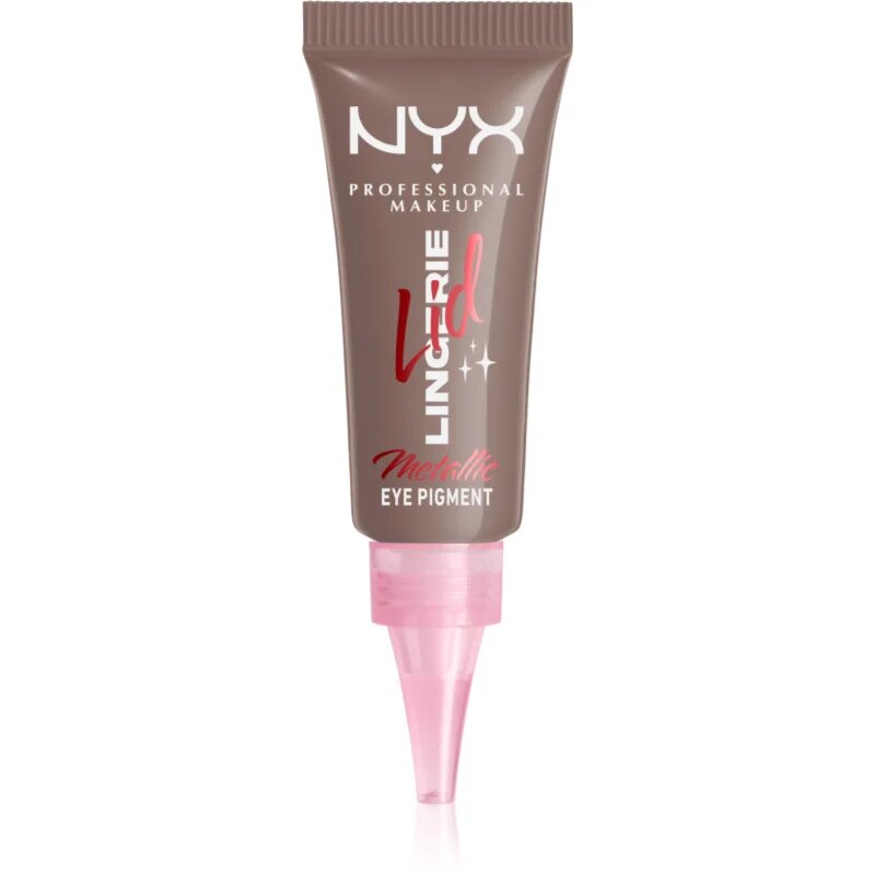 NYX Professional Makeup Lid Lingerie кремави сенки са очи цвят Granite Grind 6 мл.