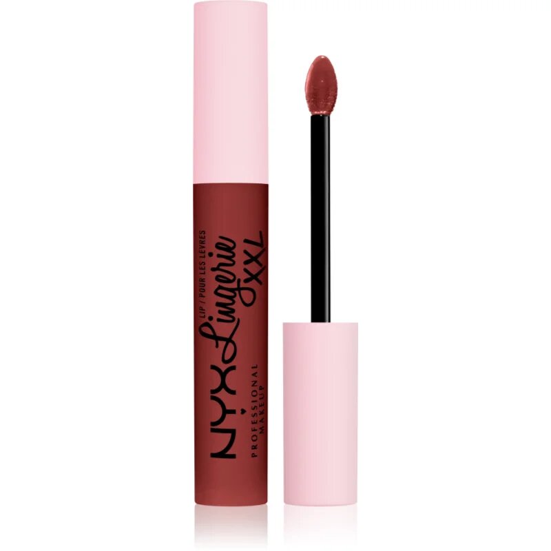 NYX Professional Makeup Lip Lingerie XXL течно червило с матиращ завършек цвят 08 - Straps off 4 мл.
