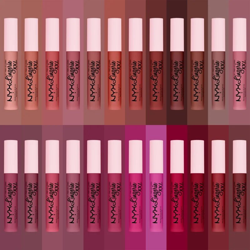 NYX Professional Makeup Lip Lingerie XXL течно червило с матиращ завършек цвят 16 - Unlaced 4 мл.