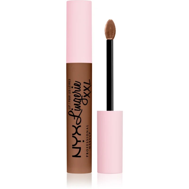 NYX Professional Makeup Lip Lingerie XXL течно червило с матиращ завършек цвят 29 - Hot Caramelo 4 мл.