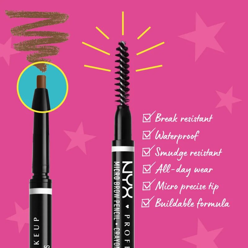 NYX Professional Makeup Micro Brow Pencil молив за вежди цвят 5.5 Cool Ash Brown 0.09 гр.