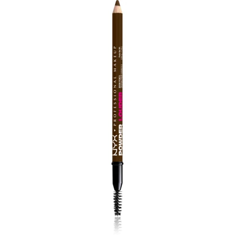 NYX Professional Makeup Powder Louder молив за вежди с четка цвят Espresso 1 бр.