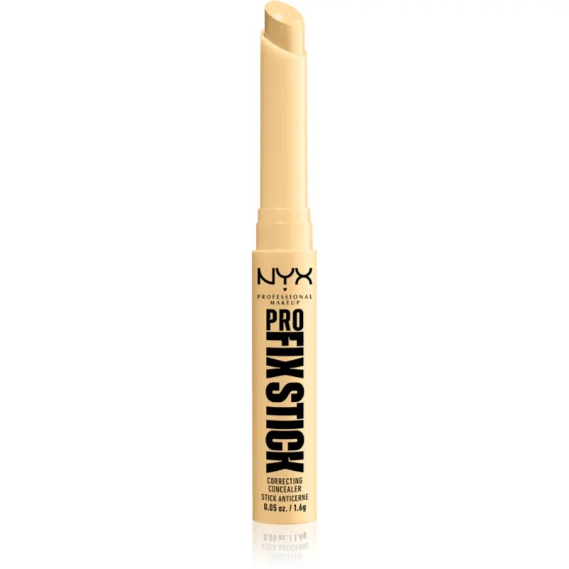 NYX Professional Makeup Pro Fix Stick коректор за уеднаквяване цвета на кожата цвят 0.3 Yellow 16 гр.