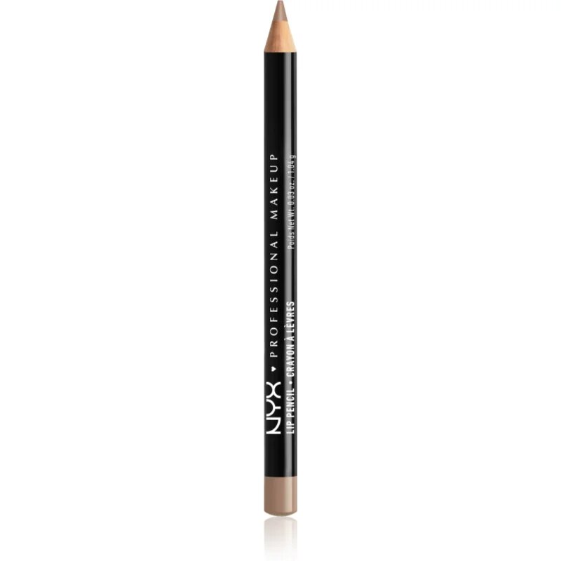 NYX Professional Makeup Slim Lip Pencil прецизен молив за устни цвят 02 Brown 1 гр.