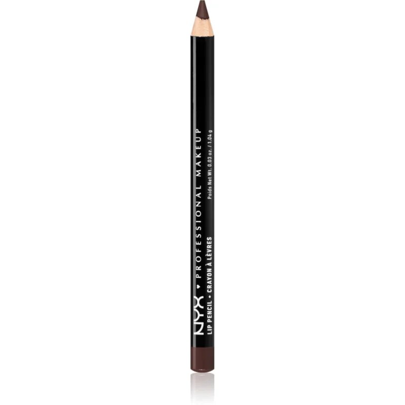 NYX Professional Makeup Slim Lip Pencil прецизен молив за устни цвят 820 Espresso 1 гр.