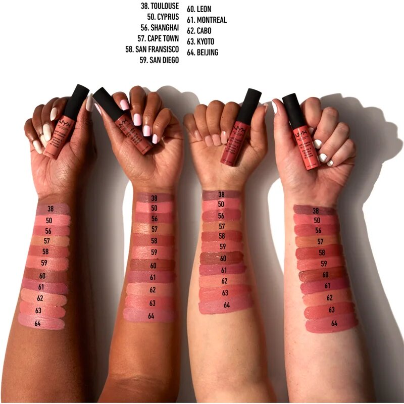 NYX Professional Makeup Soft Matte Lip Cream леко течно матиращо червило цвят 60 Leon 8 мл.