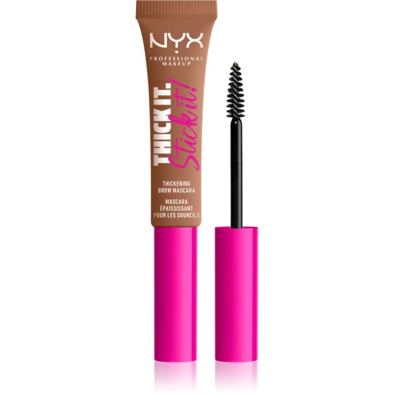 NYX Professional Makeup Thick it Stick It Brow Mascara спирала за вежди цвят 03 Auburn 7 мл.