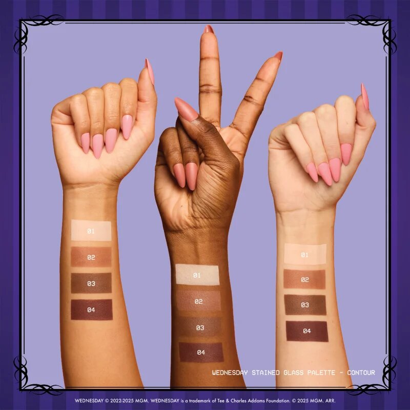 NYX Professional Makeup Wednesday Contour Palette контурираща палитра за лице 4x2.88 гр.