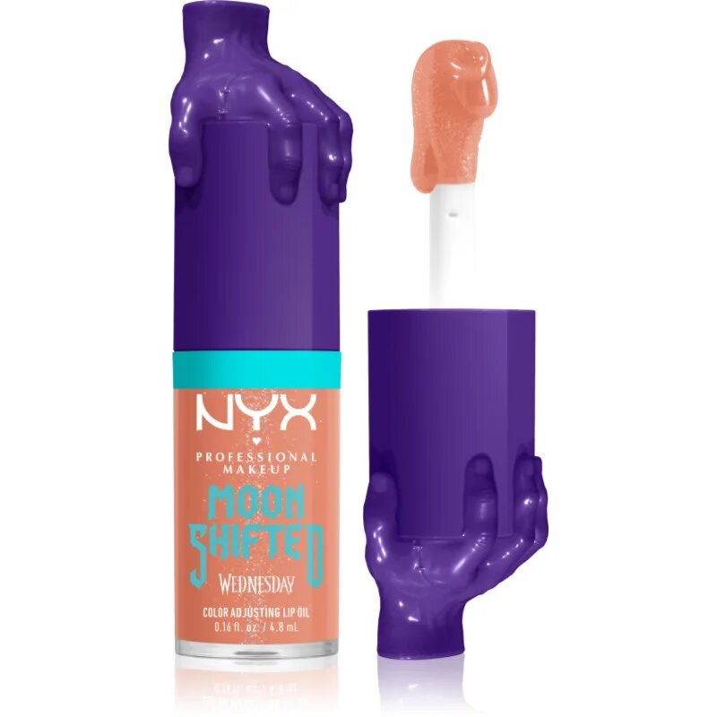NYX Professional Makeup Wednesday Mystery Lip Oil масло от нар цвят 03 Moon Shifted 4.8 мл.