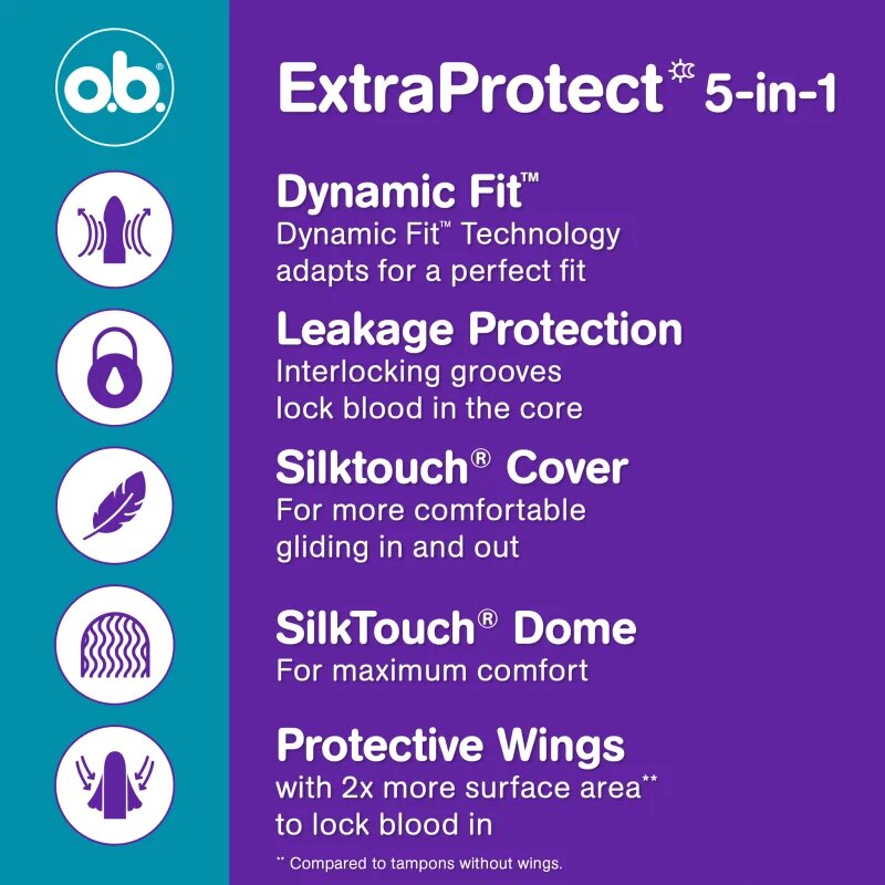 o.b. Extra Protect Normal тампони 16 бр.
