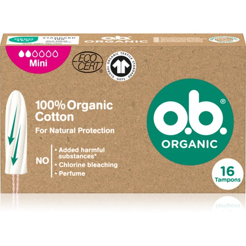 o.b. Organic Mini тампони 16 бр.