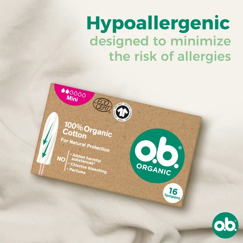o.b. Organic Mini тампони 16 бр.
