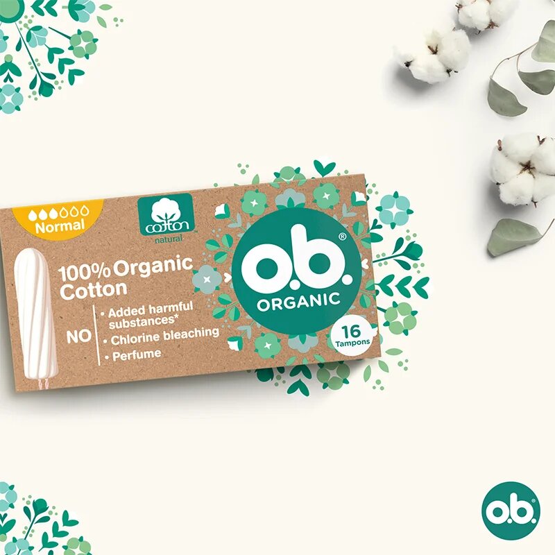 o.b. Organic Normal тампони 16 бр.