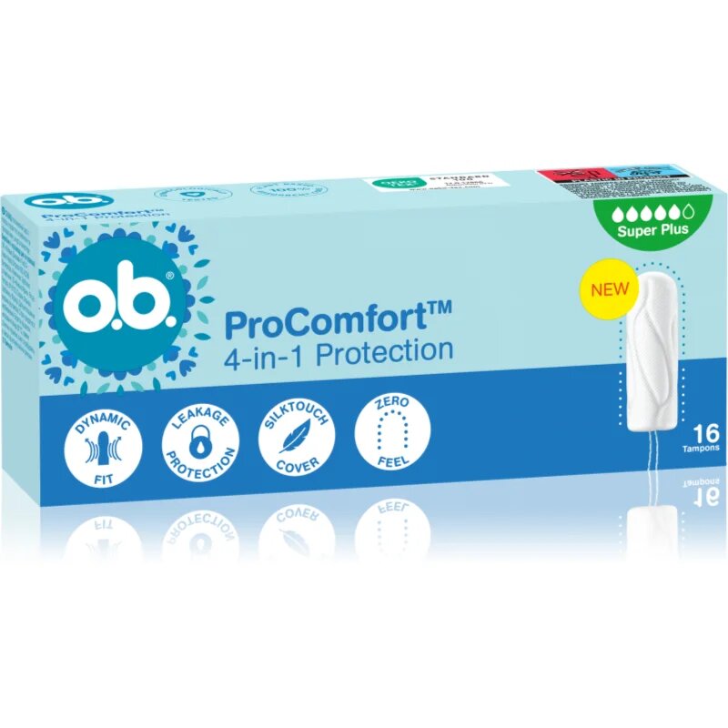 o.b. Pro Comfort Super Plus тампони за силна менструация 16 бр.