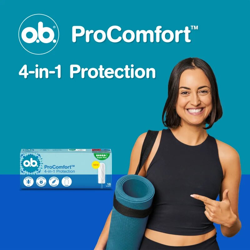 o.b. Pro Comfort Super Plus тампони за силна менструация 16 бр.