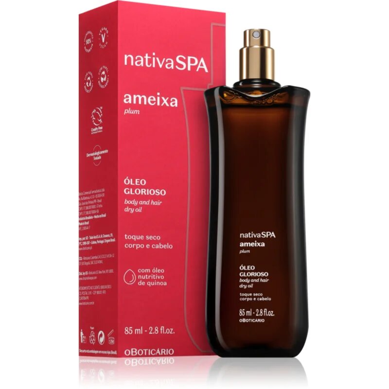 oBoticário Nativa SPA Ameixa олио за тяло и коса 85 мл.