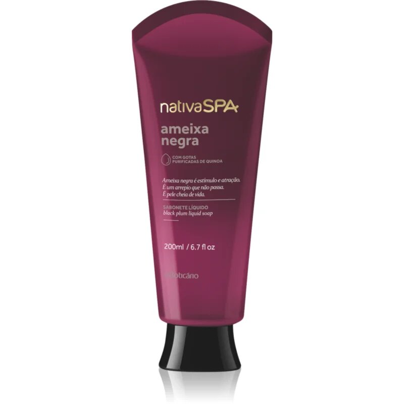 oBoticário Nativa SPA Black Plum течен сапун за тяло 200 мл.