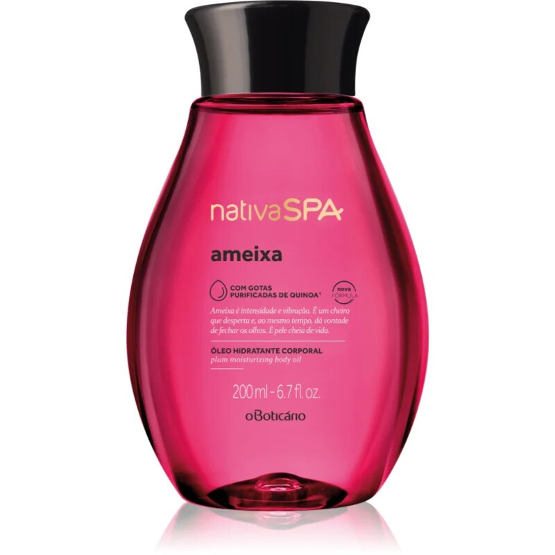 oBoticário Nativa SPA Plum Flower хидратиращо олио за тяло за вана 200 мл.