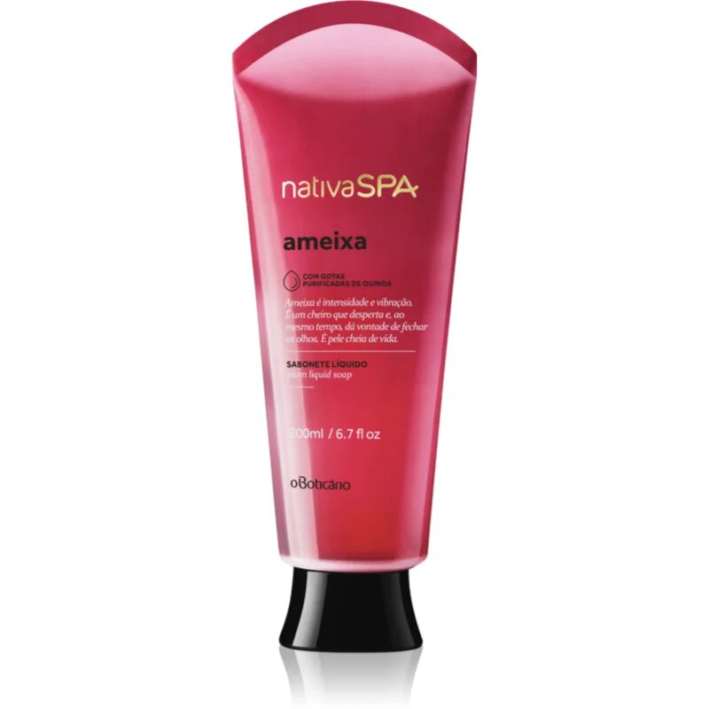 oBoticário Nativa SPA Plum Flower течен сапун за тяло 200 мл.