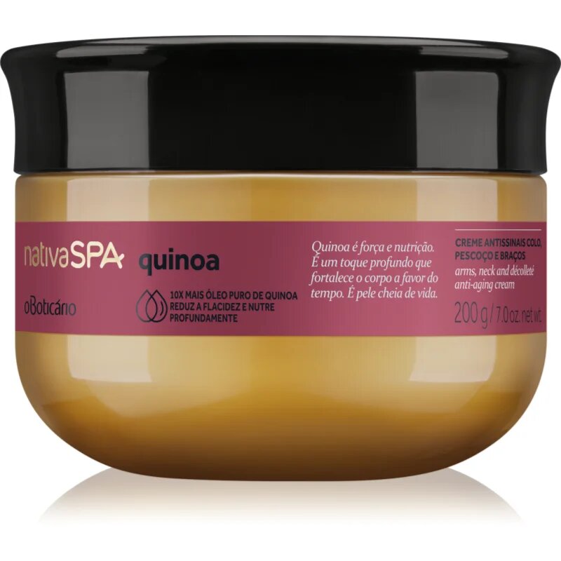 oBoticário Nativa SPA Quinoa крем за шия и деколте 200 гр.