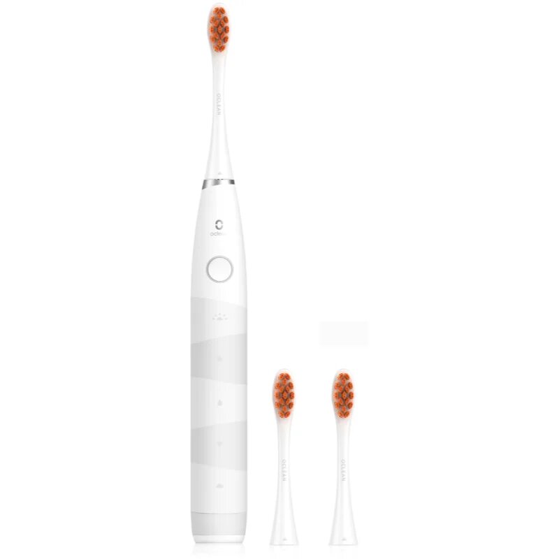 OClean Flow S White Set звукова електрическа четка за зъби + 2 резервни глави