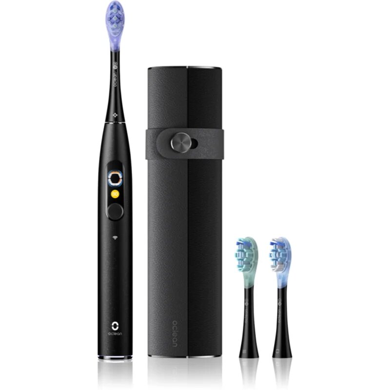 OClean X Ultra 20 Set четка за зъби + 2 резервни глави с калъфка за пътуване Black